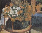 Paul Gauguin Sunflower (mk07) Norge oil painting reproduction